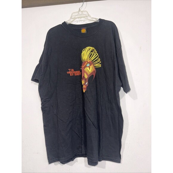 Men's Vintage The Lion King " I'M Surrounded By Idiots " Broadway Musical Tshirt - Picture 2 of 5